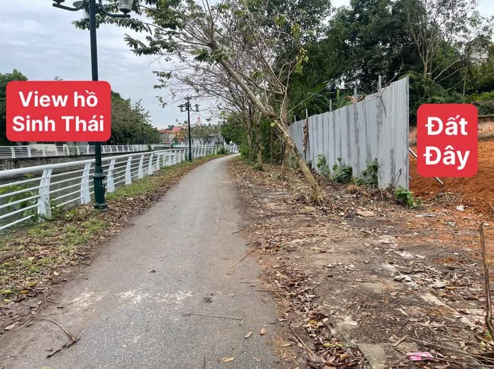 Bán đất Vĩnh Phúc view hồ sinh thái, đường ô tô tránh nhau, giá chỉ 2 tỷ
