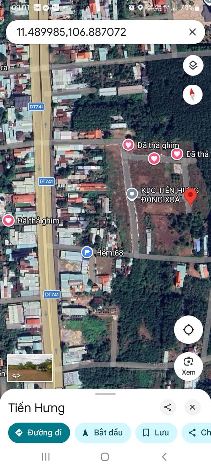 Chào bạn, mình có một lô đất đẹp tại hẻm 112, ấp 3, xã Tiến Hưng, thành phố Đồng Xoài