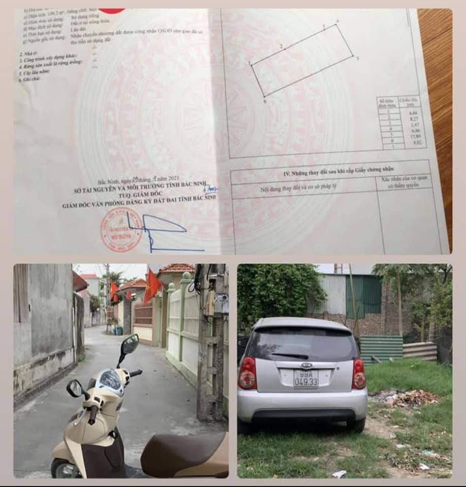 Bán đất Làng Chều, Gia Đông, Gia Bình, Bắc Ninh - 100m², mặt tiền 6m, đường ô tô