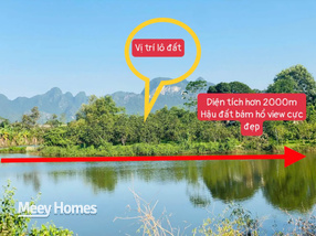 Bán đất view hồ siêu đỉnh, mặt tiền 50m, Lạc Thủy - Hòa Bình