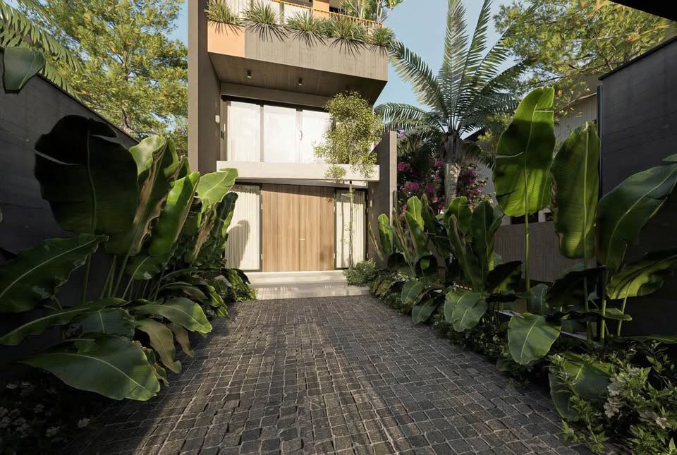 Ngôi nhà xinh xắn này tọa lạc tại hẻm 451 thông sang 473, thuộc thành phố Buôn Ma Thuột, tỉnh Đắk Lắk