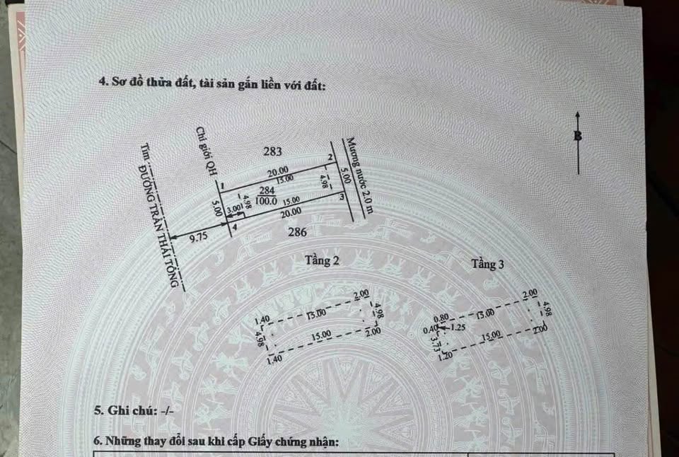 Nhà mặt tiền Trần Thái Tông, 100m2, ngang 5m, giá siêu hời