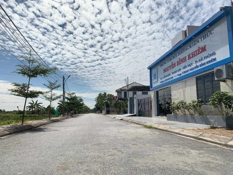 Đất Cẩm Hoàn siêu xinh, 168,5m2, mặt đường 11m, view đồng thoáng đãng