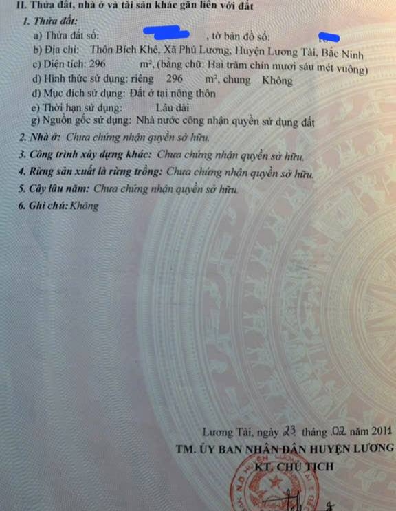 Đất vàng Bích Khê, 296m2, mặt tiền rộng, ô tô tới tận nơi, giá hời chỉ 10,5 triệu/m2