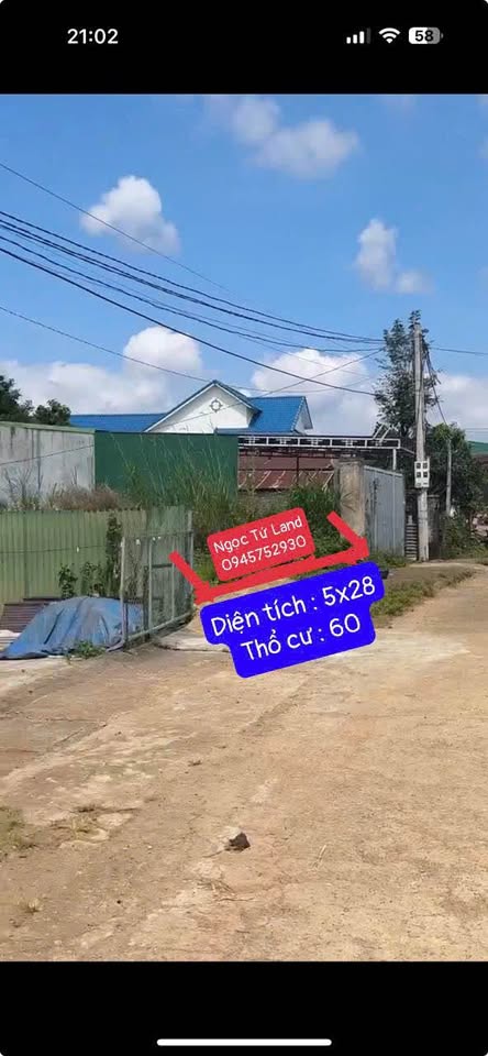 Đất đẹp thổ cư, đường rộng rãi tại Buôn Ma Thuột