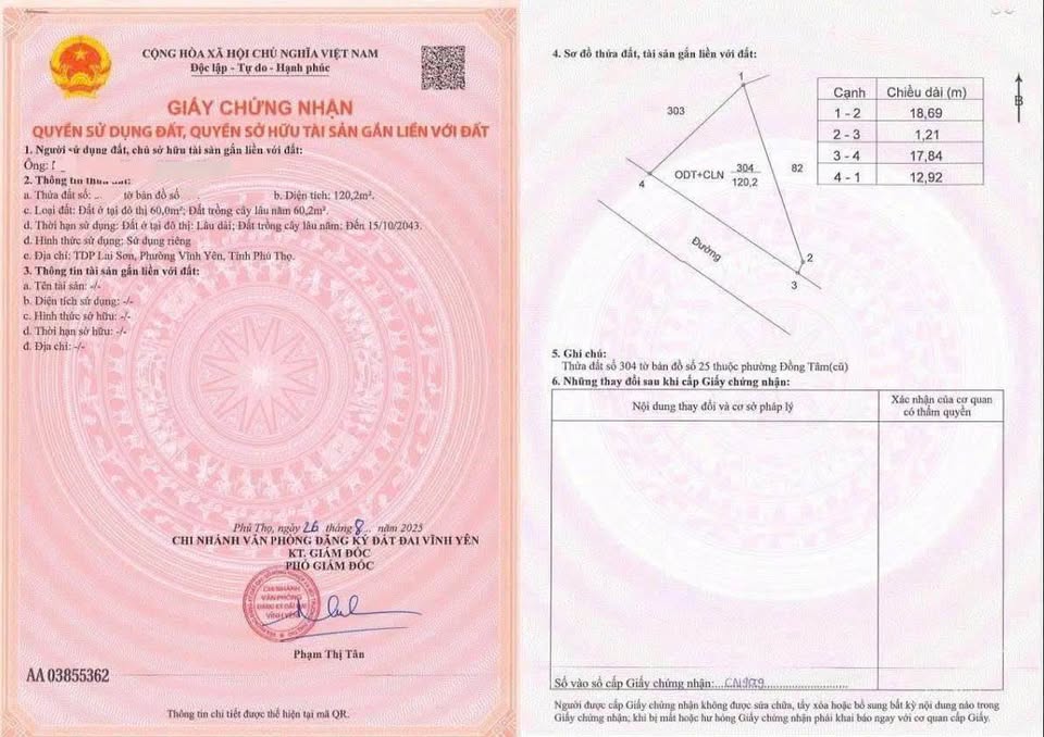 Đất Vĩnh Phúc mặt tiền 17.5m, sổ đỏ sẵn sàng, đầu tư hay xây nhà đều đỉnh