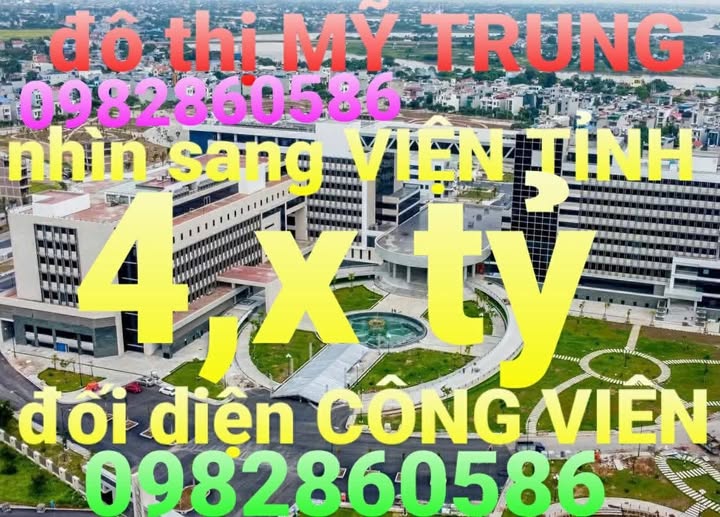 Bạn đang đứng trước cơ hội vàng để sở hữu một lô đất tại Đô thị Mỹ Trung, Nam Định