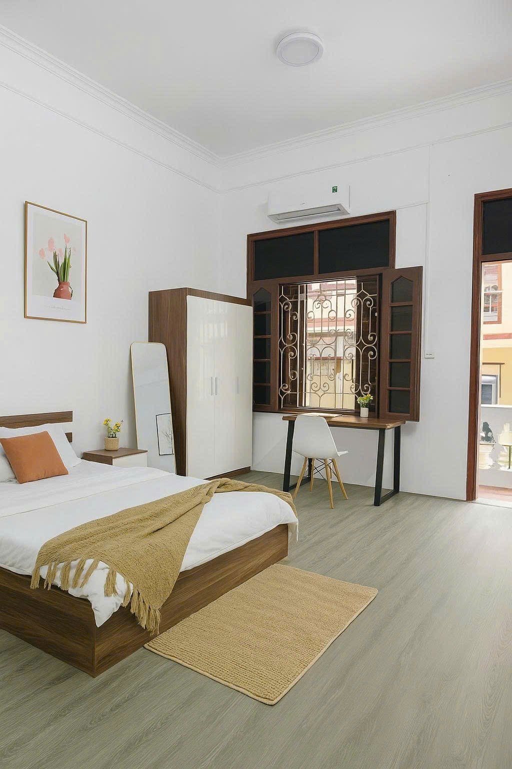 Nhà Cầu Giấy siêu vị trí, ngõ thông tứ tung, lũ lụt cũng chẳng ngán