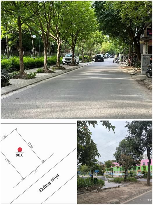 Lô đất vàng trung tâm Hà Đông - View công viên vĩnh viễn - Mặt tiền rộng 7.2m