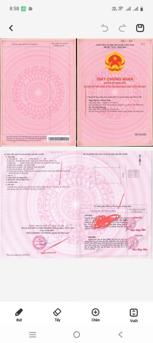 Bán đất vườn 668m² tại Bình Giã, Bà Rịa - Vũng u - giá 2,9 tỷ