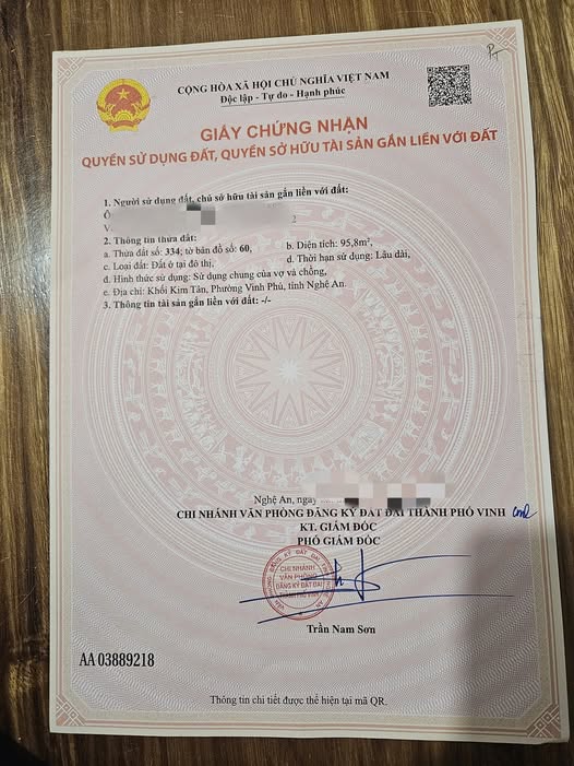 Bán đất Nghi Ân 96m2, gần chợ, trường học, đường ô tô tránh