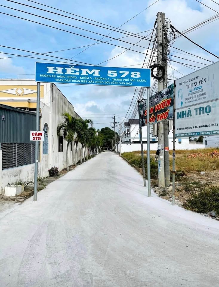 Cần bán lô đất nền đẹp tại hẻm xe hơi đường Lê Hồng Phong, thuộc phân khu 5, Thành phố Cần Thơ