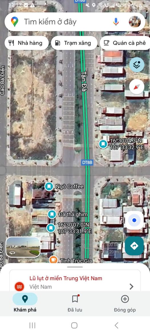 Bán đất tặng xưởng đang cho thuê, 150m2 mặt tiền 7.5m, trung tâm khu dân cư Hương Sơ, Huế