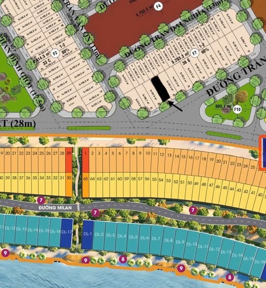 Đất Nền tọa lạc tại vị trí đắc địa thuộc khu đô thị mới Hà Tiên