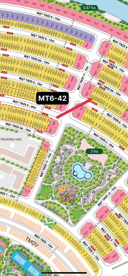 Liền kề 67,5m2 hướng Tây Nam, view công viên tại Dương Kinh, Hải Phòng