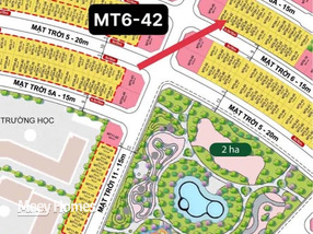 Liền kề 67,5m2 hướng Tây Nam, view công viên tại Dương Kinh, Hải Phòng