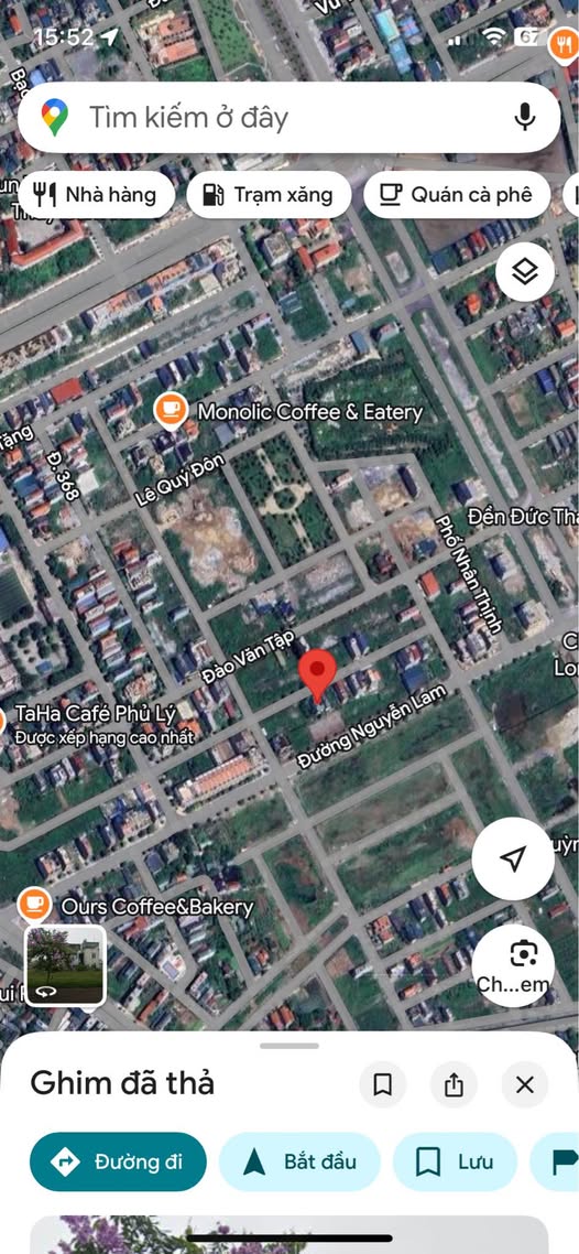 Bán đất mặt đường Trần Quốc Vượng, Phủ Lý, Hà Nam - 92m2