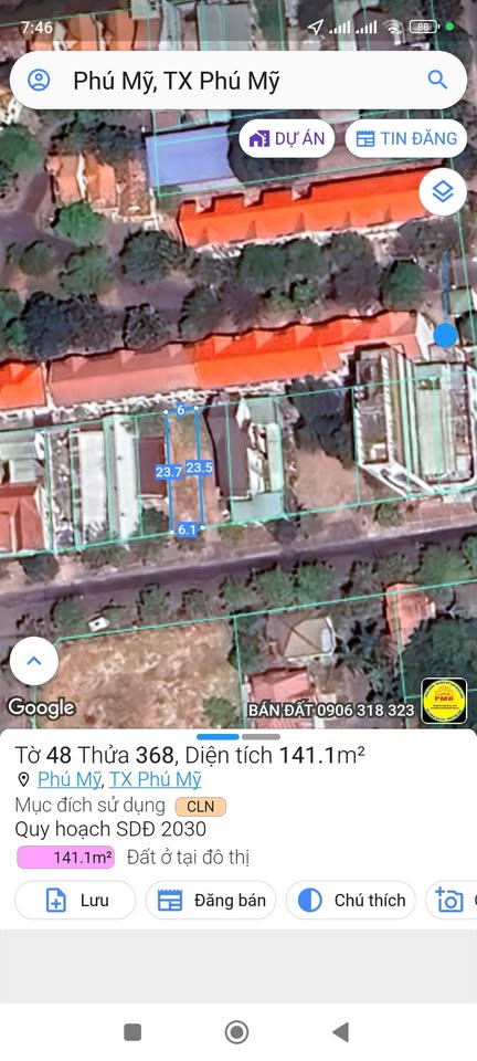 Siêu phẩm đất mặt tiền nhựa 6m x 24m, nở hậu tài lộc, chỉ cách Quốc lộ 51 khoảng 150m