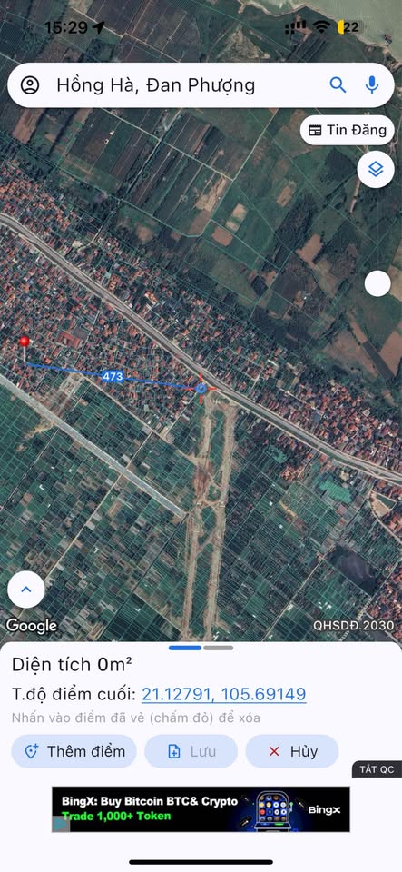 Chính chủ gửi bán lô đất siêu đẹp 48.8m² tại Hồng Hà, Đan Phượng, Hà Nội