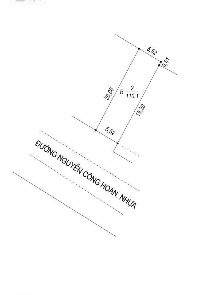Mặt tiền Nguyễn Công Hoan, giá nhỏ xinh, đầu tư sinh lời