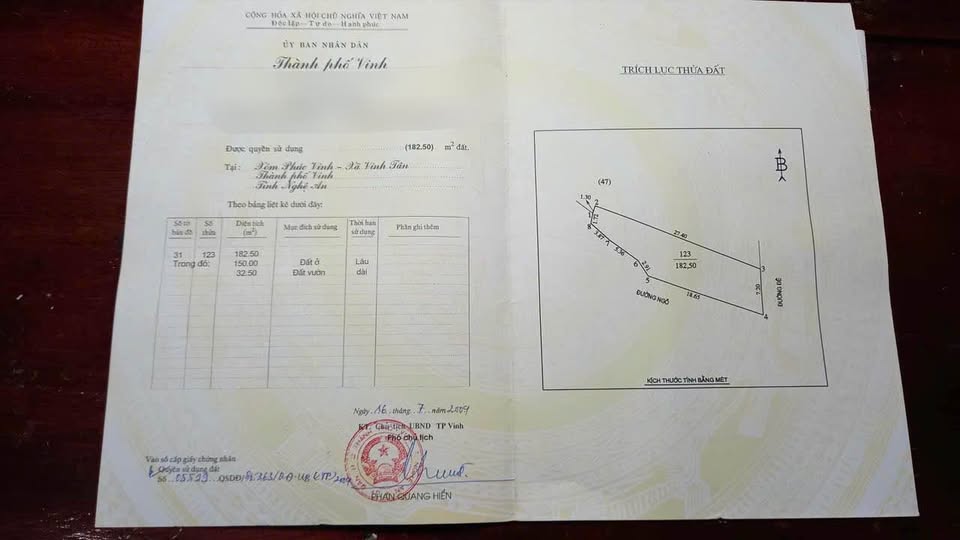 Siêu phẩm đất nền mặt đường Lục Niên, Phường Vinh Tân, Thành phố Vinh, Tỉnh Nghệ An