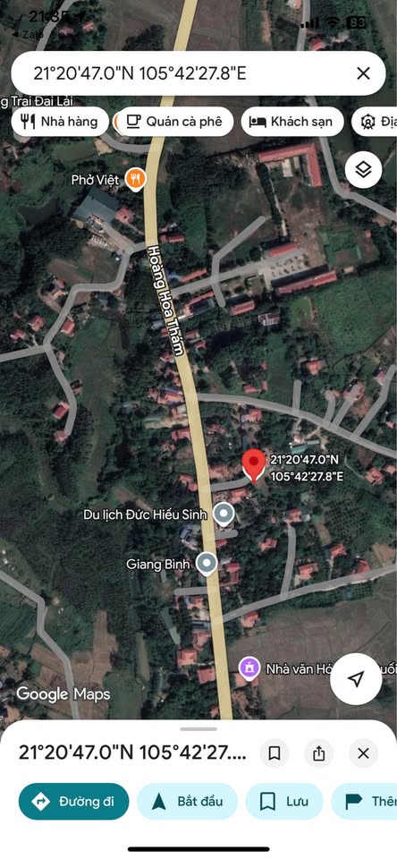 Bán đất thổ cư 500m2 mặt tiền 14,85m đường Hoàng Hoa Thám, Phúc Yên, Vĩnh Phúc