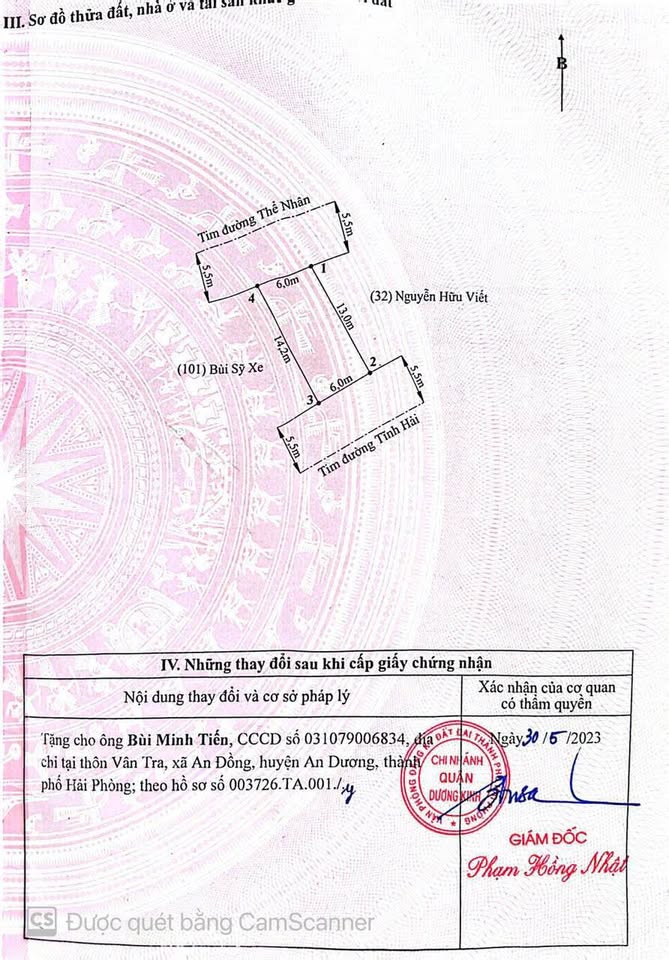 Lô đất siêu phẩm tại Hoà Nghĩa với 2 mặt tiền đường nhựa siêu to khổng lồ