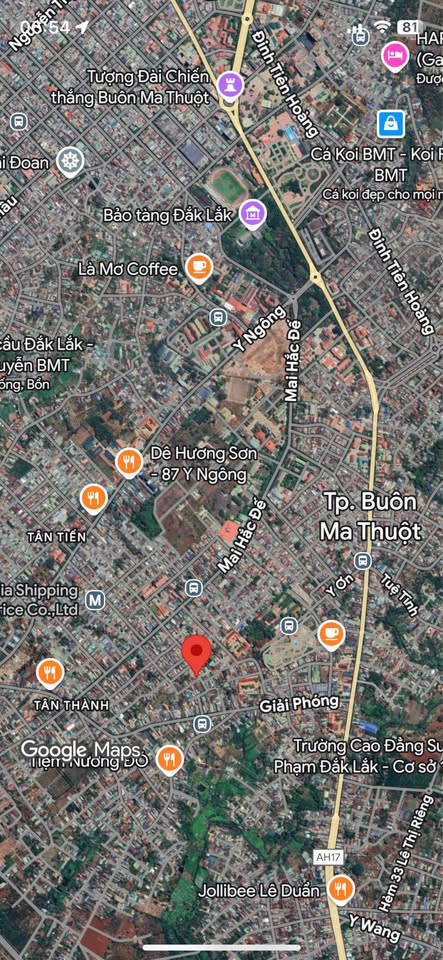 Siêu phẩm nhà 1 trệt 2 lầu mặt tiền đường Đồng Sỹ Bình, trung tâm thành phố Buôn Ma Thuột, Đắk Lắk