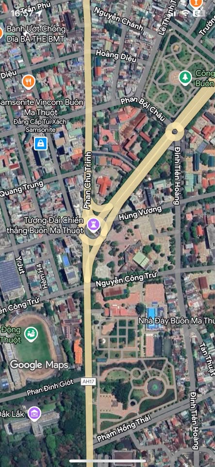 Đất mặt tiền đường Nguyễn Công Trứ, Buôn Ma Thuột, cơ hội kinh doanh đa ngành nghề