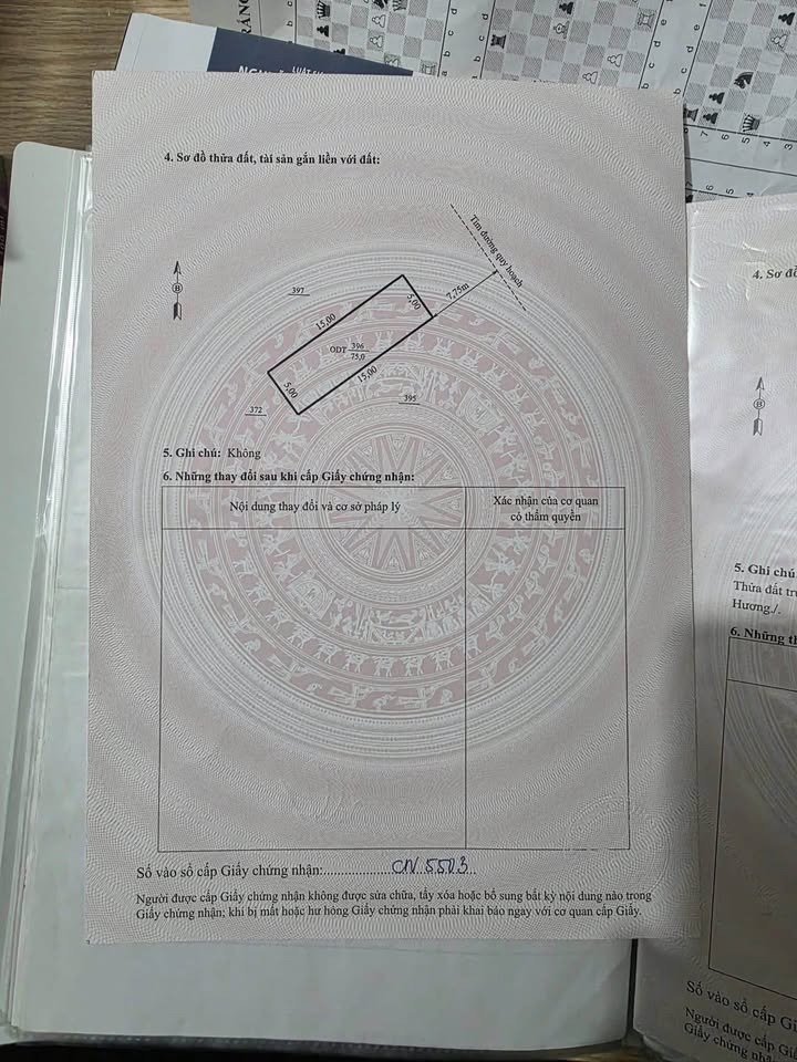 Bán đất mặt tiền 5m, 75m2 tại phường Đông Hương, thành phố Thanh Hóa, hướng Đông Bắc