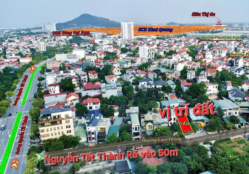 Đất vàng kinh doanh tại Vĩnh Yên diện tích lớn, giá đầu tư