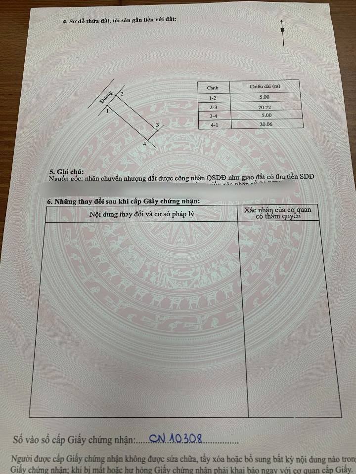 Đất Liên Châu - Phú Thọ 101m2, đường thông thoáng, giá chỉ 1 tỷ
