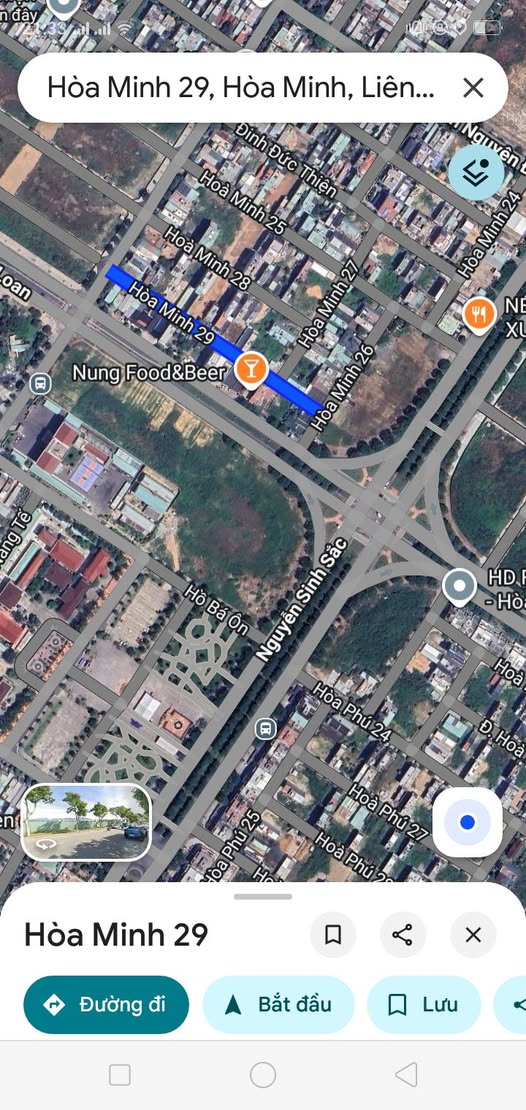 Đất 107.5m2 Đà Nẵng, mặt tiền 6m, hướng Tây Nam, giá 6,6 tỷ