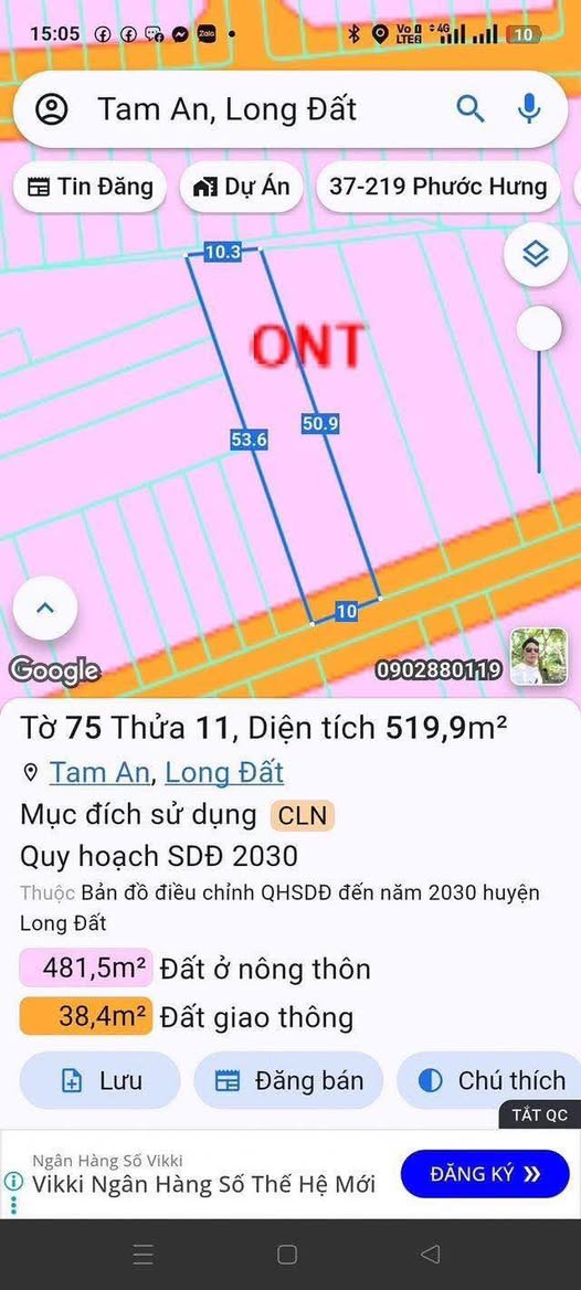 Siêu phẩm đất nền An Ngãi, Long Điền đã chính thức lên sóng, đảm bảo "cháy hàng" trong tích tắc