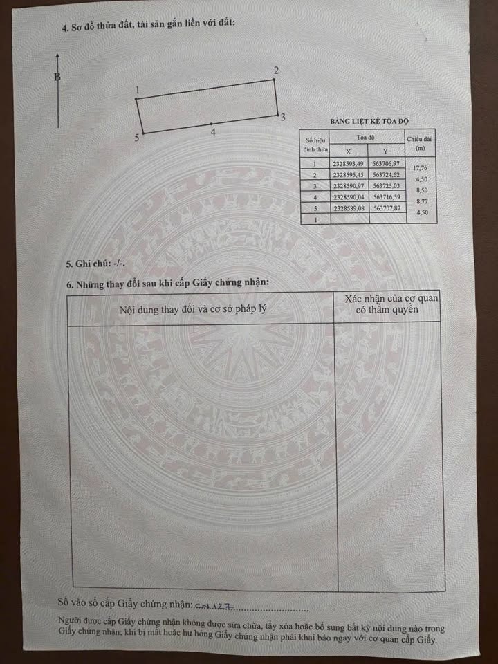 Đất Gia Bình, 78,7m2, mặt tiền 4,5m, giá hời 2,2 tỷ, sổ đỏ sẵn sàng