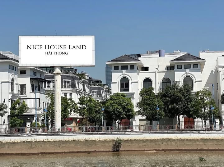 Siêu phẩm biệt thự thô góc 2 mặt đường tại Hoàng Huy Riverside, "chớp" ngay view sông lãng đãng