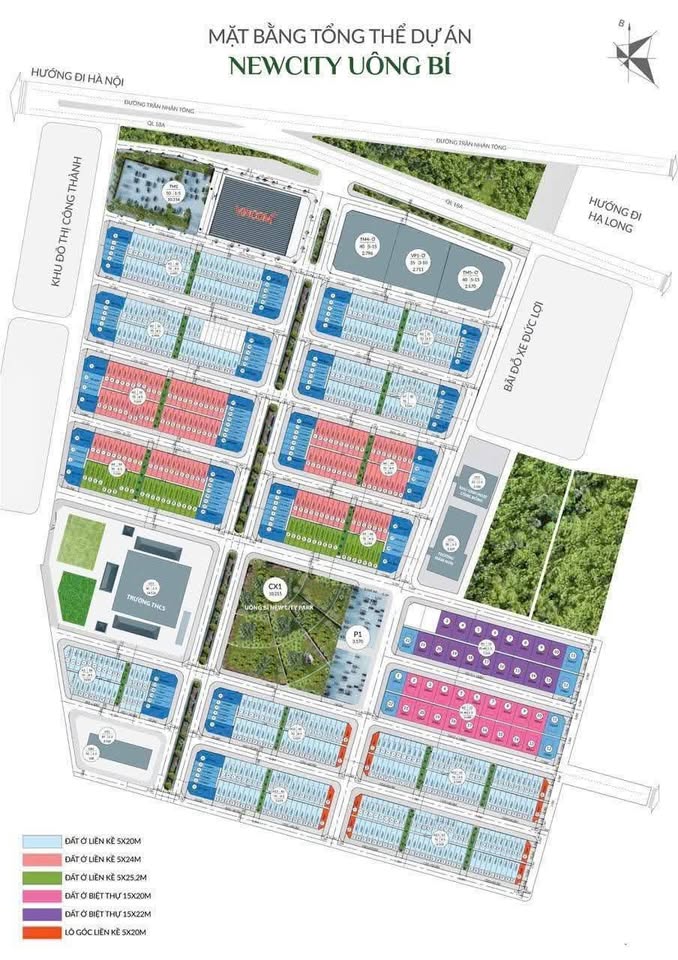 Cắt lỗ sốc lô A13 dự án Tân Thành, hướng Nam, 100m2, giá hời