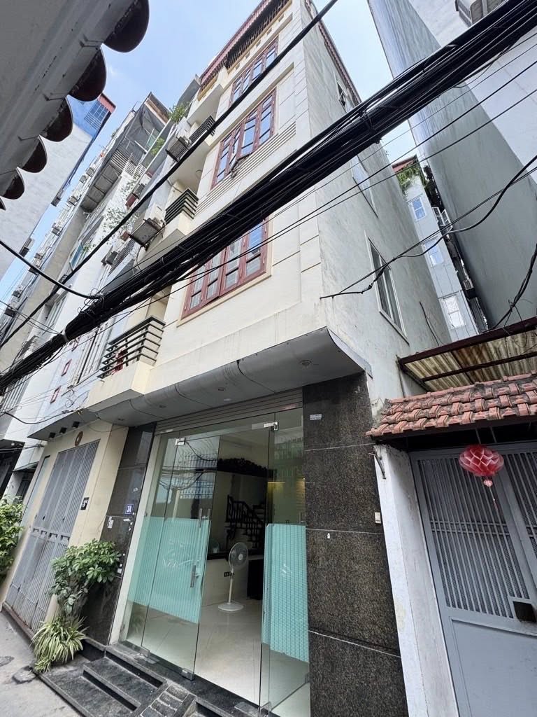 Nhà 5 tầng đẹp 40m2, 5 phòng ngủ, 5 vệ sinh, ngõ rộng ô tô, Hoàng Mai, giá 8 tỷ