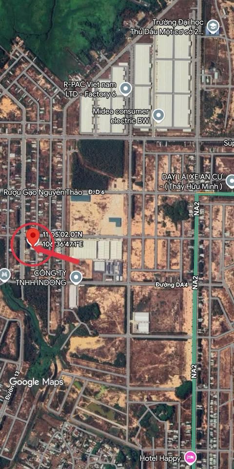 Bán gấp lô đất "vàng" tại Huyện Tân Uyên, Tỉnh Bình Dương, vị trí đắc địa 5B15