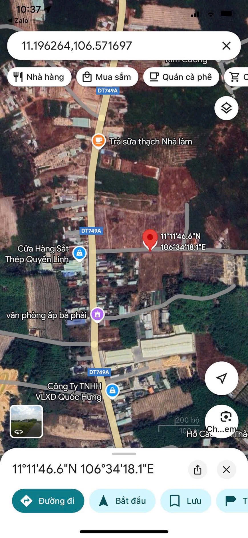 Bán đất mặt tiền đường nhựa LN27, Bàu Bàng, Bình Dương 10m x 53m, 100% thổ cư