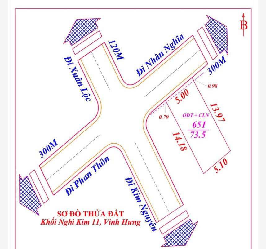 Siêu phẩm đất tại khối 11, phường Vinh Hưng, sẵn sàng chờ chủ nhân mới