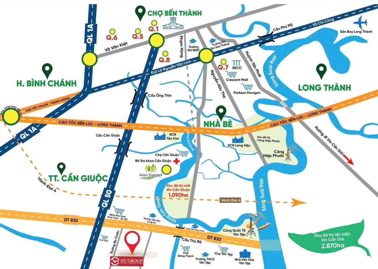 Đất Cần Giuộc, sổ hồng trao tay, giá hời, tiềm năng