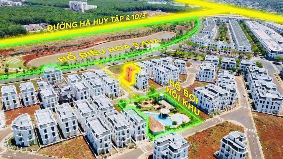 Biệt thự đơn lập 250m² tại Ecocity, Buôn Ma Thuột - Không gian sống đẳng cấp