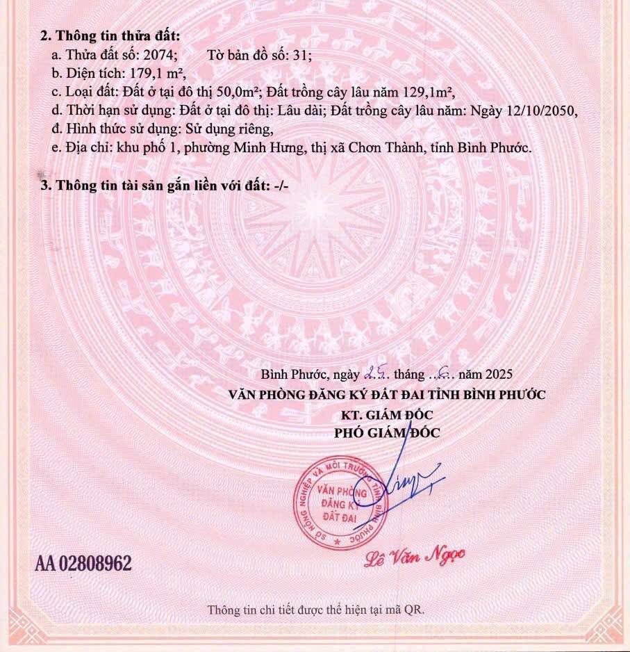 Lô đất liền kề Minh Hưng, nơi an cư lý tưởng