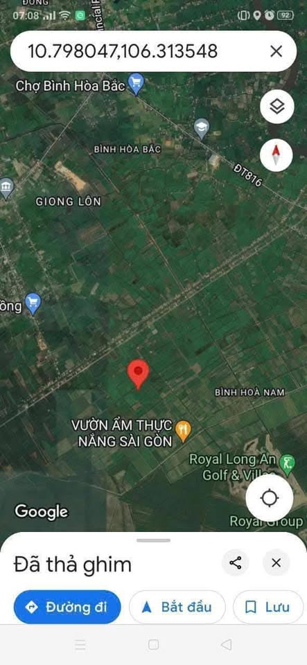 Đất Long An 32 hecta mặt tiền đê, giá hời cho nhà đầu tư mạo hiểm