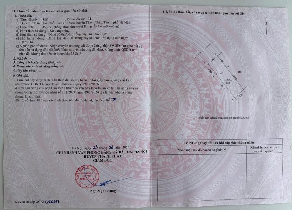 Bán đất Phúc Tiến, đường thông, ô tô tránh