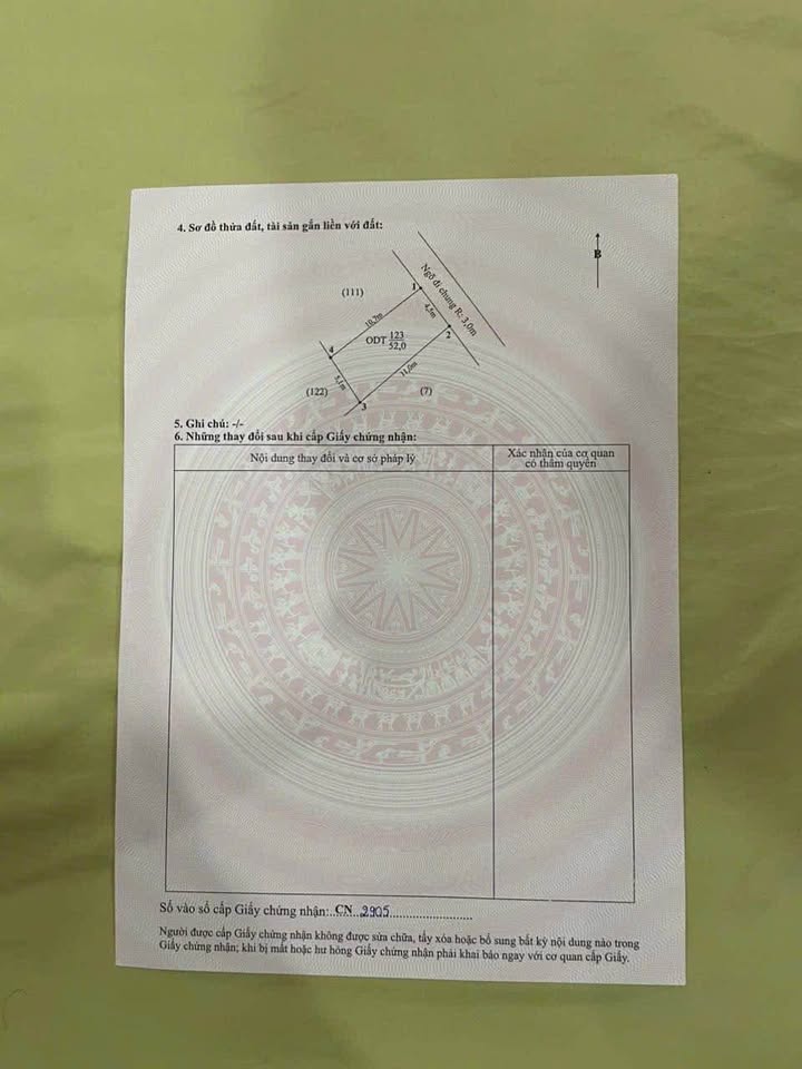 Bán gấp đất 52m2 nở hậu, ngõ ô tô 5m tại Hòa Nghĩa, Kiến An