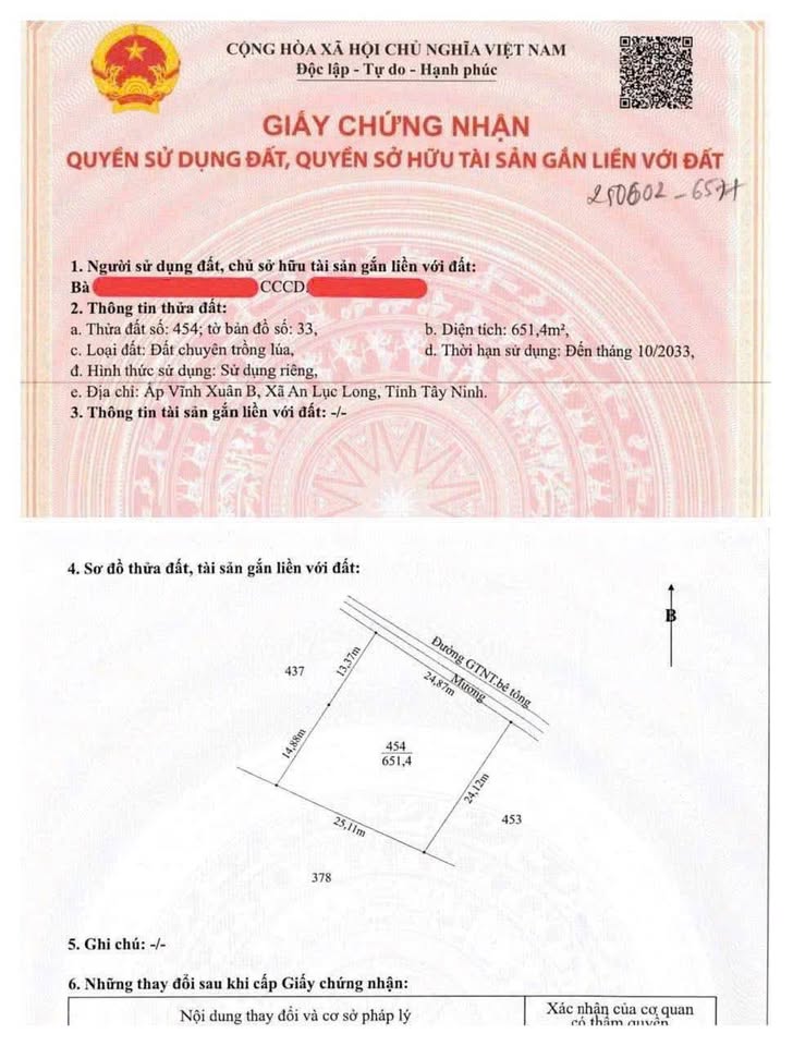 Cơ hội sở hữu ngay lô đất thổ cư tiềm năng tại Dương Xuân Hội, Châu Thành, Long An