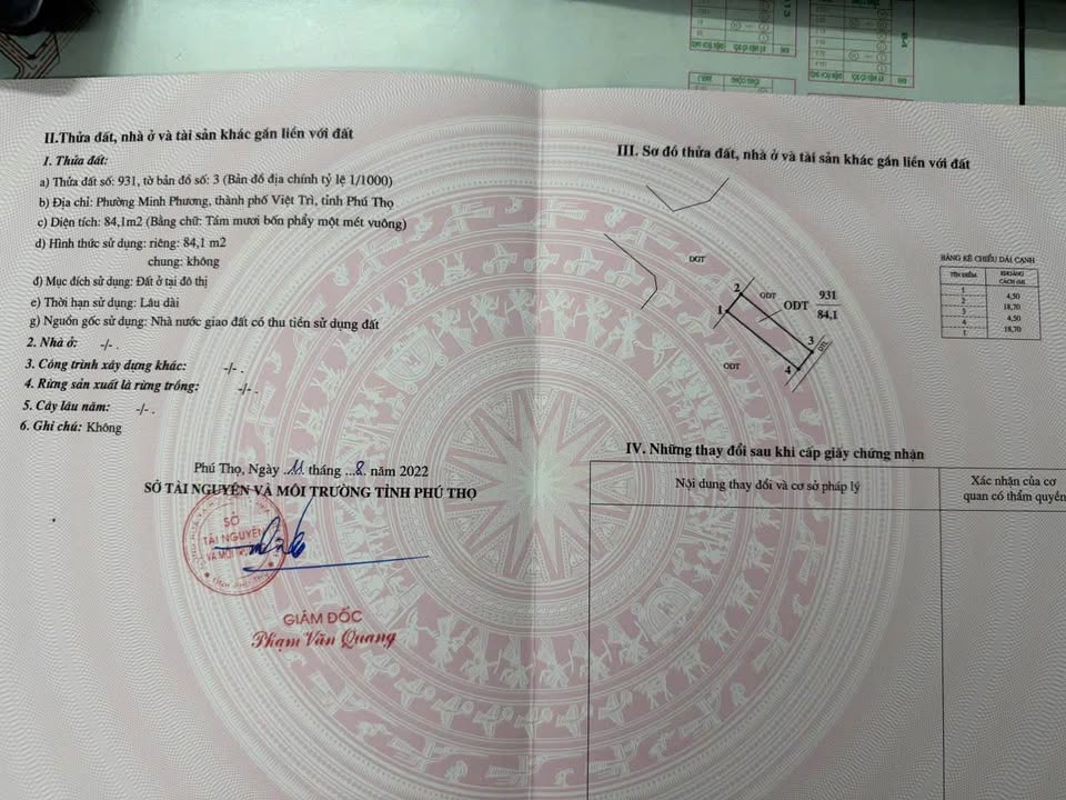 Đất Vĩnh Phúc hơn 2 tỷ cho lô đất đẹp, sẵn sàng xây tổ ấm