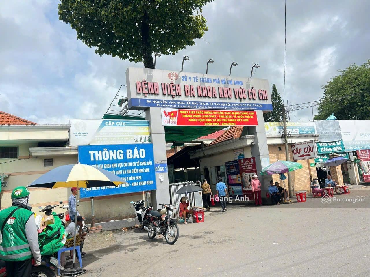 Lô góc 2 mặt tiền 210m2 giá 850 triệu gần bệnh viện đa khoa Củ Chi